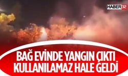 Isparta'da Bağ Evinde Yangın Çıktı