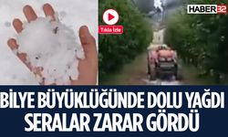 Isparta'da Dolu Yağışı Tarım Alanlarını Vurdu