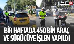 2 milyon 488 bin 264 araç kontrol edildi.