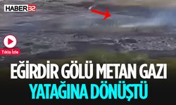 Eğirdir Gölü'nde Metan Gazı Krizi