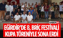 Eğirdir’de 8. Briç Festivali Kupa Töreniyle Sona Erdi