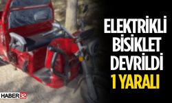 Isparta'da Elektrikli Bisiklet Devrildi 1 Yaralı