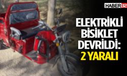 Elektrikli bisiklet devrildi: 2 yaralı