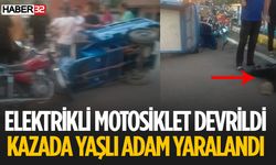 3 Tekerlekli Motosiklet Devrildi 1 yaralı