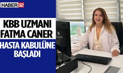 KBB Uzmanı Fatma Caner hasta kabulüne başladı