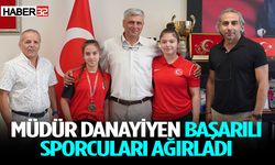 Müdür Danayiyen Başarılı Güreşçileri Ağırladı