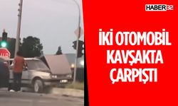 Şarkikaraağaç'ta İki Araç Çarpıştı