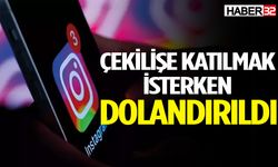 Çekilişe katılmak isterken dolandırıldı