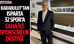 Karabulut’tan Isparta 32 Spor’a sponsorluk desteği