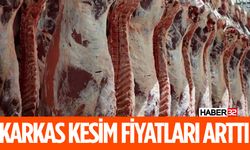 Haftalık Karkas Et Kesim Fiyatları Açıkladı