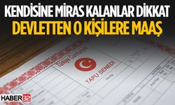 Bakanlıktan Miras Araziler İçin Yeni Uygulama