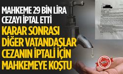 Mahkeme 29 Bin lira Cezayı İptal Etti