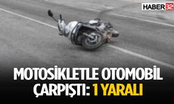 Isparta’da Otomobil ile Motosikletin Çarpıştığı Kazada 1 Yaralı