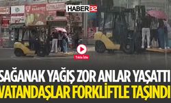 Isparta'da Sağanak Yağış Etkili Oldu