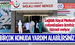 Sağlıklı Hayat Merkezi vatandaşlara ücretsiz hizmet veriyor