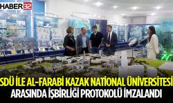 SDÜ ile Al-Farabi Kazak National Üniversitesi Arasında İşbirliği Protokolü İmzalandı