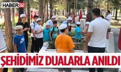 Şehit Yunus Emre mezarı başında anıldı