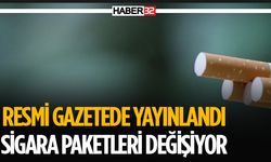 Sigara Paketinde Yeni Değişiklik