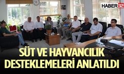 Süt ve hayvancılık desteklemelerini konuştular