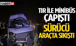 Antalya – Isparta karayolunda TIR ile minibüs çapıştı