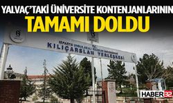 Yalvaç’taki üniversite kontenjanlarının tamamı doldu