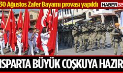 30 Ağustos Zafer Bayramı Provası Yapıldı