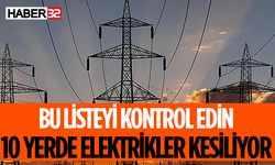 Isparta'da 10 Bölgede Elektrikler Kesiliyor