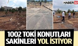 1002 TOKİ konutları sakinleri yol istiyor