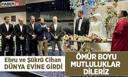 Ebru ve Şükrü Cihan dünya evine girdi