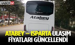 Atabey – Isparta ulaşım fiyatları güncellendi