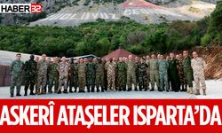 Yabancı askerî ataşeler Isparta’da