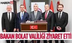 Ticaret Bakanı Ömer Bolat Valiliği ziyaret etti