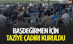 Başkan Başdeğirmen'in Evinin Önüne Taziye Çadırı Kuruldu