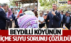 Beydilli Köyünün İçme Suyu Sorunu Çözüldü