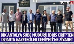 BİK Antalya Şube Müdürü İdris Cirit’ten IGC’ye Ziyaret