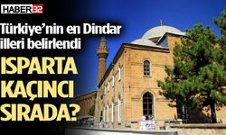 Isparta o listede kaçıncı sırada?