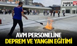 AVM Personeline Deprem ve Yangın Eğitimi