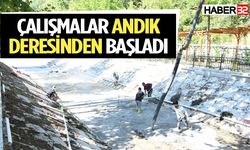 Dere tabanı baskı betonla kaplanıyor