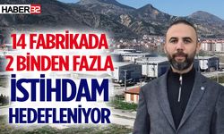 14 Fabrikada 2 Binden Fazla İstihdam Hedefleniyor