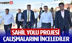 Sahil Yolu çalışmalarını incelediler