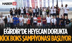 Eğirdir K1 Kick Boks Şampiyonasına Ev Sahipliği Yapıyor