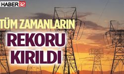 Elektrik Kullanımında Tüm Zamanların Rekoru Kırıldı