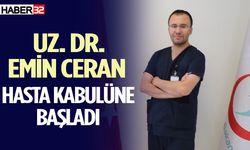 Uz. Dr. Emin Ceran hasta kabulüne başladı