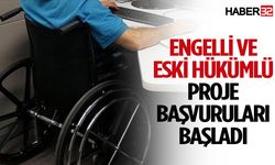 Engelli Ve Eski Hükümlü Proje Başvuruları Başladı...