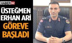 Üsteğmen Erhan Ari göreve başladı