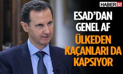 Esad’dan genel af: Ülkeden kaçanları da kapsıyor