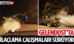 Gelendost’ta ilaçlama çalışmaları sürüyor