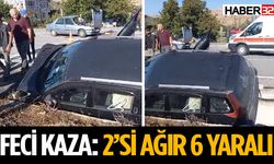 Isparta’da feci kaza: 2’si ağır 6 yaralı