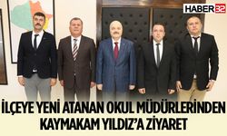 Okul müdürlerinden Kaymakam Yıldız’a ziyaret