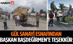 Gül Sanayi Esnafından Başkan Başdeğirmen’e Teşekkür